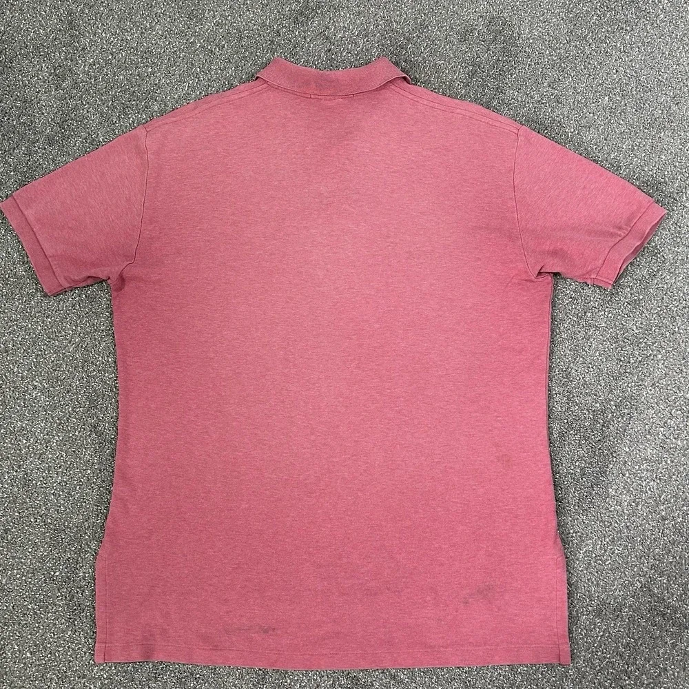 Polo Ralph Lauren Classic Fit Salmon/Pink Polo Shirt Men's MEDIUM - Picture 3 of 9